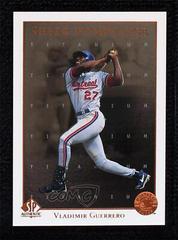 Vladimir Guerrero [Titanium] #SD16 Baseball Cards 1998 SP Authentic Sheer Dominance Prices