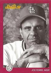 Joe Torre #17 Baseball Cards 1991 Studio Preview Prices
