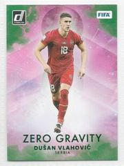 Dusan Vlahovic [Green] Soccer Cards 2022 Panini Donruss Zero Gravity Prices