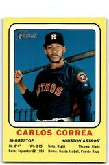 Carlos Correa #CC Baseball Cards 2018 Topps Heritage 1969 Collector Cards Prices