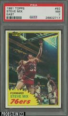Steve Mix East #92 Basketball Cards 1981 Topps Prices