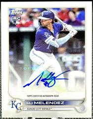 MJ Melendez Baseball Cards 2022 Topps Mini Autographs Prices