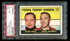 Vezina Trophy [G. Hall, D .DeJordy] Hockey Cards 1967 Topps Prices