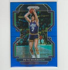 Pete Maravich [Blue Hyper Prizm] Basketball Cards 2021 Panini Prizm Prices