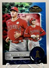 Shohei Ohtani [Class 3 Blue] #44 Baseball Cards 2022 Topps Gold Label Prices
