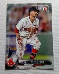 Mookie Betts #6 Baseball Cards 2017 Bowman Prices