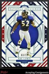 Ray Lewis [Stars & Stripes] Football Cards 2020 Panini National Treasures Prices