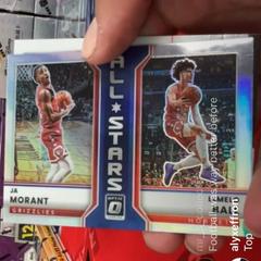 Ja Morant, LaMelo Ball [Holo] #3 Basketball Cards 2022 Panini Donruss Optic All Stars Prices