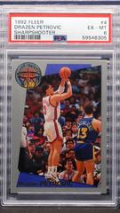 Drazen Petrovic #4 Basketball Cards 1992 Fleer Sharpshooter Prices