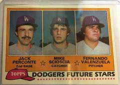 Dodgers Future Star [Perconte, Scioscia, Valenzuela] Baseball Cards 1981 Topps Prices