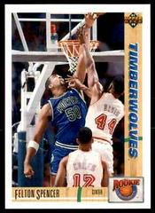 Felton Spencer #R4 Basketball Cards 1991 Upper Deck Rookie Standouts Prices