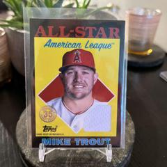 Mike Trout [Black] Baseball Cards 2023 Topps 1988 All Star Relics Prices