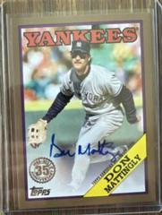 Don Mattingly [Gold] #88BA-DMA Baseball Cards 2023 Topps Silver Pack 1988 35th Anniversary Autographs Prices