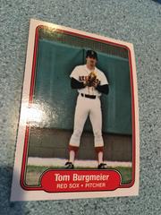 Tom Burgmeier #288 Baseball Cards 1982 Fleer Prices