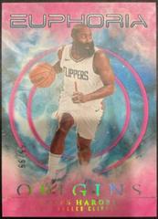 James Harden [Pink] #24 Basketball Cards 2023 Panini Origins Euphoria Prices
