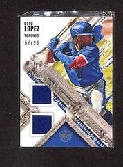 Otto Lopez [Gold] #DMS-OL Baseball Cards 2022 Panini Diamond Kings DK Materials Signatures Prices
