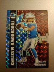 Justin Herbert [Reactive Blue] #TM-16 Football Cards 2021 Panini Mosaic Touchdown Masters Prices
