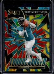 Travis Etienne Jr. [Tie Dye] Football Cards 2021 Panini Select Turbocharged Prices