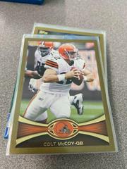 Colt McCoy [Gold] #4 Football Cards 2012 Topps Prices