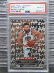 Stephen Curry #M8 Basketball Cards 2022 Panini Prizm Monopoly Money White Prices