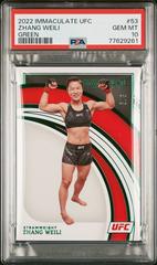 Zhang Weili [Green] #53 Ufc Cards 2022 Panini Immaculate UFC Prices
