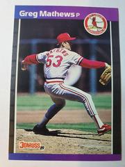 Gregory Mathews #281 Baseball Cards 1988 Donruss Prices