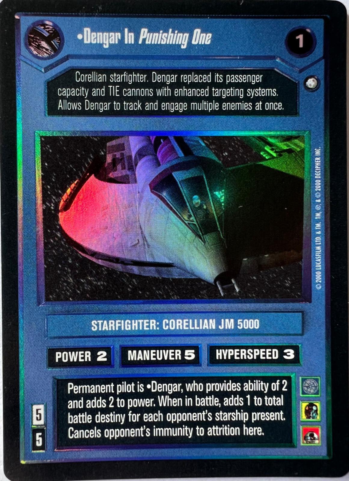 Dengar In Punishing One [Foil] Star Wars CCG Reflections II