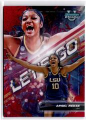 Angel Reese [Red] #LG-4 Basketball Cards 2023 Bowman Chrome University Let's Go Prices