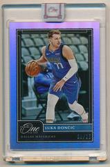 Luka Doncic [Purple] #64 Basketball Cards 2020 Panini One and One Prices