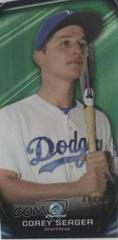 Corey Seager [Green Refractor] Baseball Cards 2015 Bowman Chrome Prospect Profiles Mini Prices