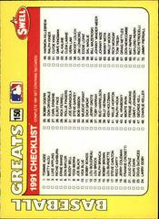 Checklist #150 Baseball Cards 1991 Swell Greats Prices