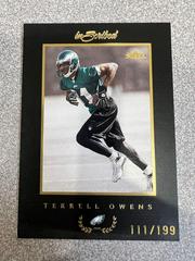 Terrell Owens [Black Border Gold] Football Cards 2004 Fleer Inscribed Prices
