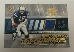 Peyton Manning Football Cards 2001 Pacific Private Stock Game Worn Gear Prices
