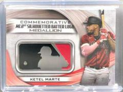Ketel Marte #MLBL-KM Baseball Cards 2022 Topps MLB Logo Medallion Relics Prices