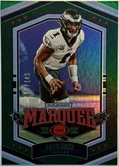 Jalen Hurts [Green] #17 Football Cards 2022 Panini Chronicles Marquee Prices