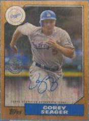 Corey Seager [Maple Wood] Baseball Cards 2017 Topps 1987 Autographs Prices