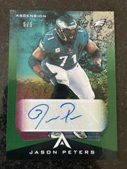 Jason Peters [Green] #ASC-JPE Football Cards 2021 Panini Chronicles Ascension Autographs Prices