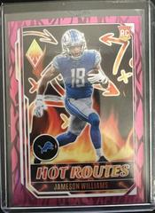 Jameson Williams [Pink] #HR-4 Football Cards 2022 Panini Phoenix Hot Routes Prices