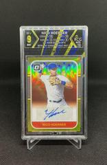 Nico Hoerner [Gold] #RS87-NH Baseball Cards 2021 Panini Donruss Optic Retro 1987 Signatures Prices