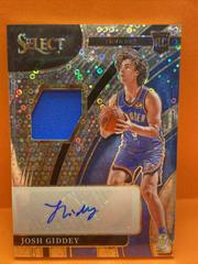 Josh Giddey [Disco Prizm] Basketball Cards 2021 Panini Select Rookie Jersey Autographs Prices