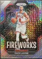 Zach LaVine [Mojo] #4 Basketball Cards 2022 Panini Prizm Fireworks Prices