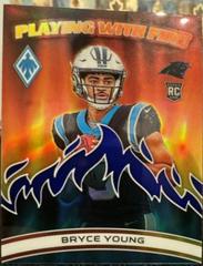 Bryce Young [Blue] #PWF-1 Football Cards 2023 Panini Phoenix Playing with Fire Prices