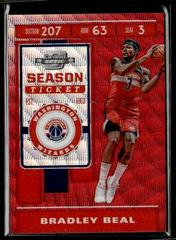 Bradley Beal [Red Wave] Basketball Cards 2019 Panini Contenders Optic Prices