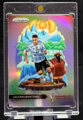 Lautaro Martinez Soccer Cards 2022 Panini Prizm World Cup National Landmarks Prices