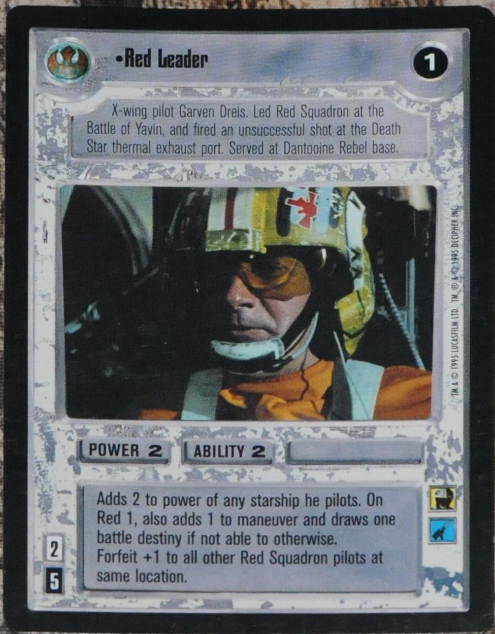 Red Leader [Limited] Star Wars CCG Premiere