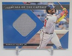 Ronald Acuna Jr. [Blue] #2 Baseball Cards 2022 Topps X Derek Jeter Prices