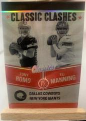 Eli Manning, Tony Romo #CC-8 Football Cards 2022 Panini Classics Clashes Prices
