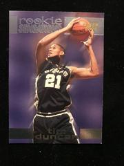 Tim Duncan #6 Basketball Cards 1997 Fleer Rookie Sensations Prices