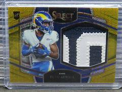 Tutu Atwell [Gold] #RSW-TAT Football Cards 2021 Panini Select Rookie Swatches Prices