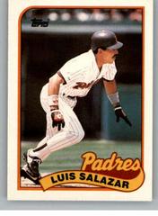 Luis Salazar #107T Baseball Cards 1989 Topps Traded Tiffany Prices